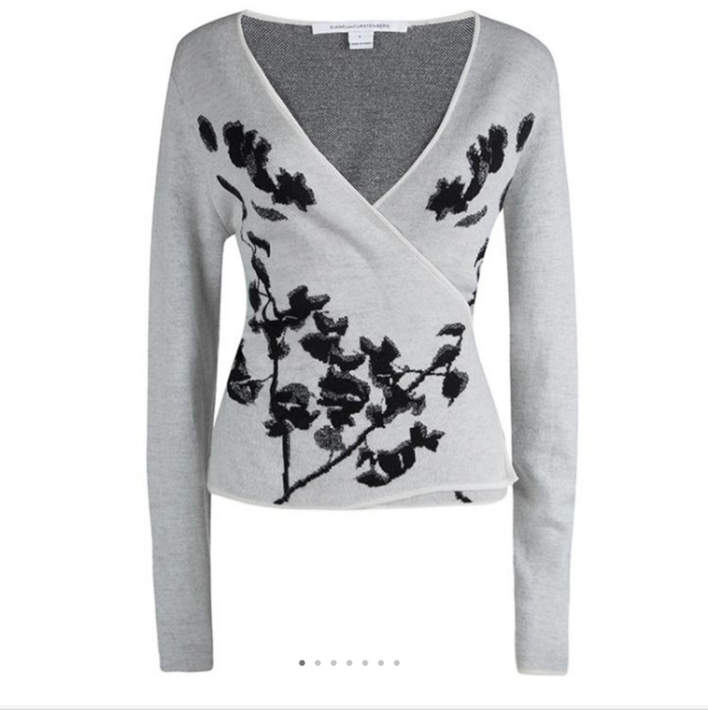 DVF Wrap Sweater
